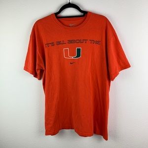 Nike University of Miami Hurricanes Shirt